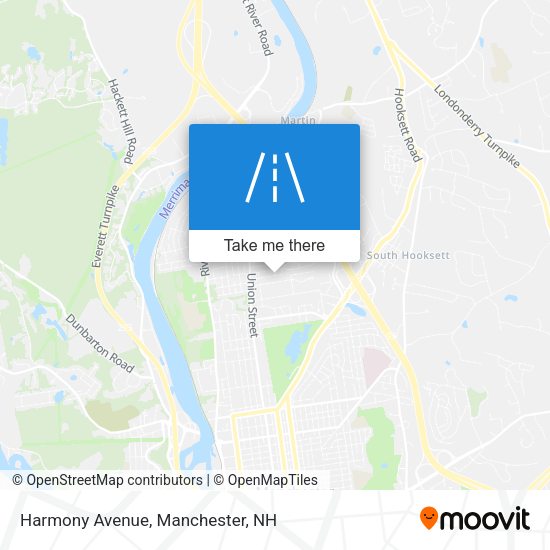 Harmony Avenue map