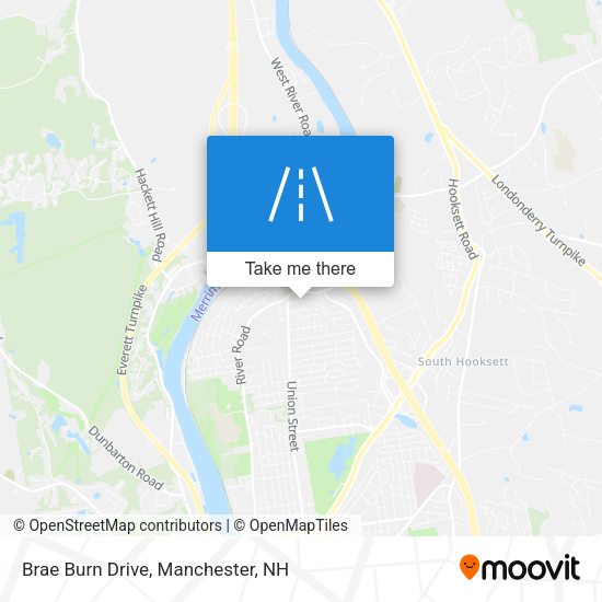 Brae Burn Drive map