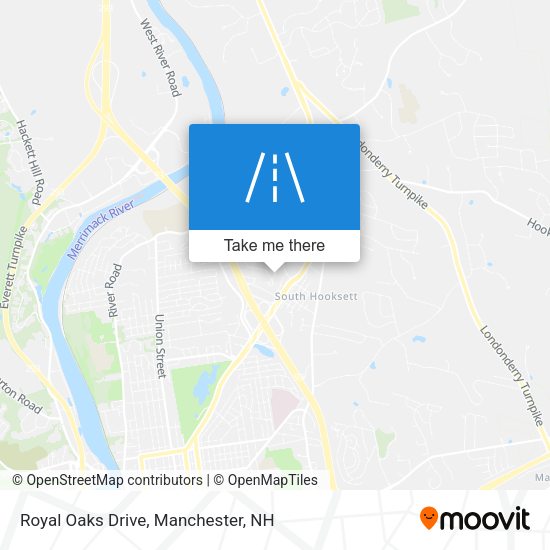 Royal Oaks Drive map
