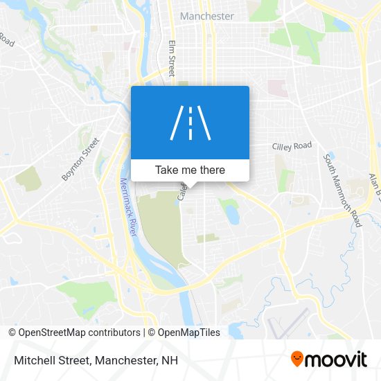 Mitchell Street map