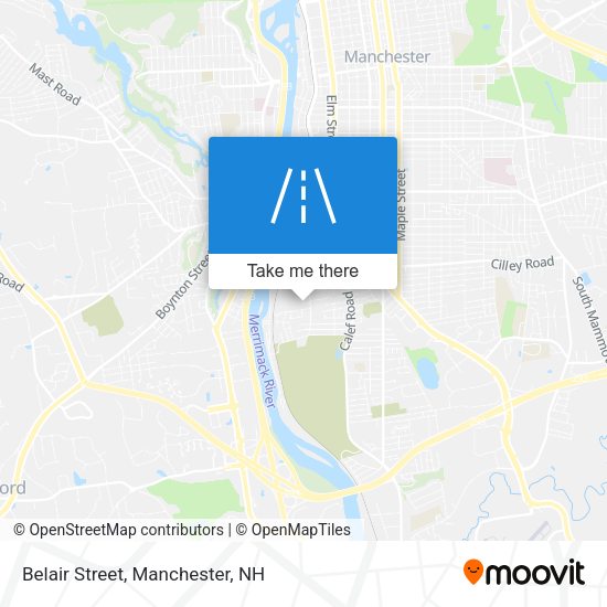 Mapa de Belair Street