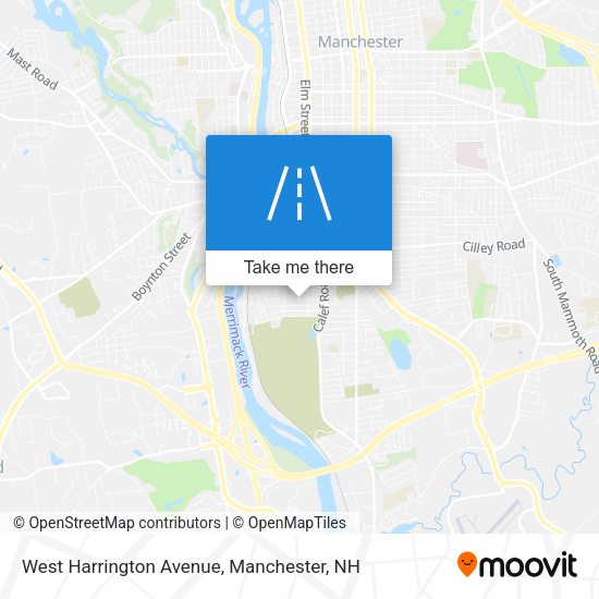 Mapa de West Harrington Avenue