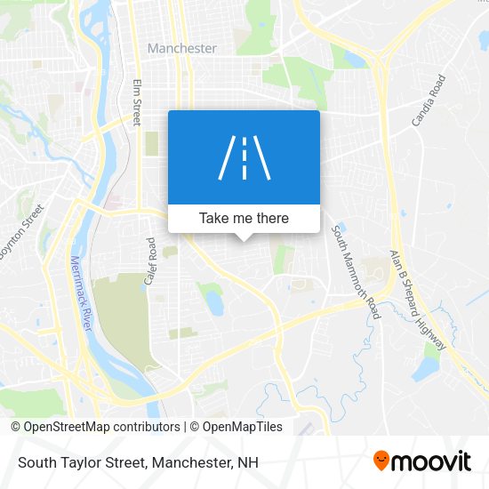 South Taylor Street map