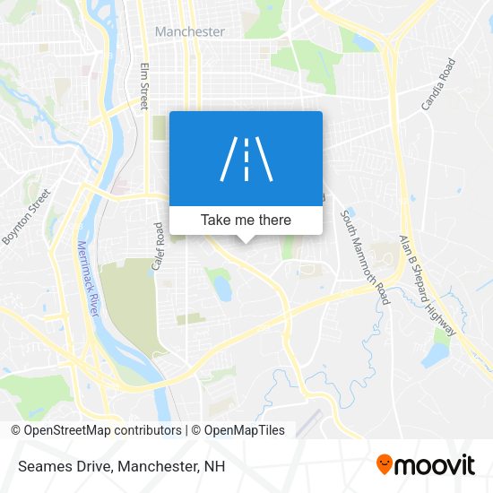 Mapa de Seames Drive