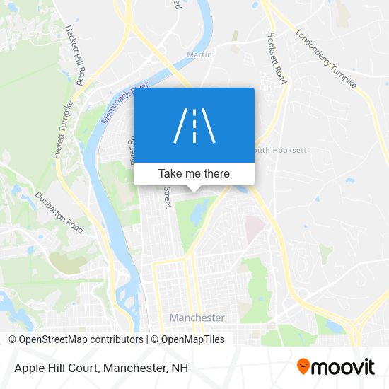 Apple Hill Court map