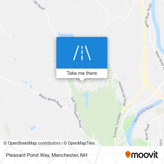 Pleasant Pond Way map
