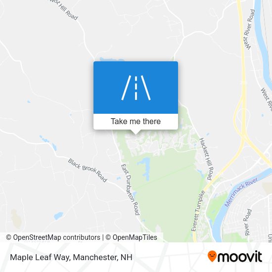 Mapa de Maple Leaf Way