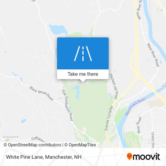White Pine Lane map