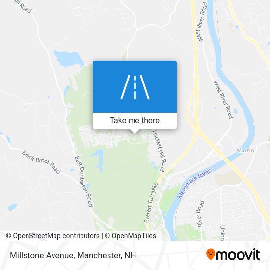 Millstone Avenue map