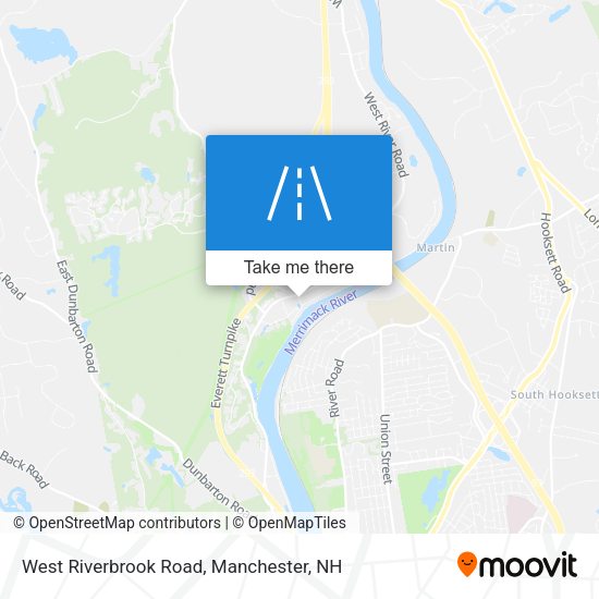 West Riverbrook Road map