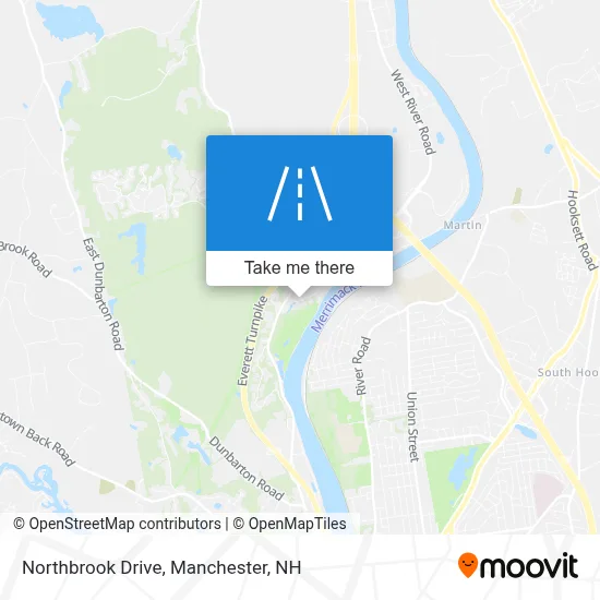 Northbrook Drive map