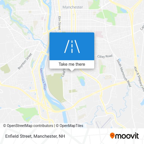 Mapa de Enfield Street