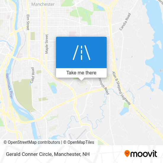 Gerald Conner Circle map