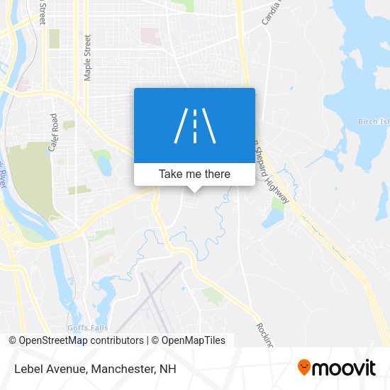 Mapa de Lebel Avenue