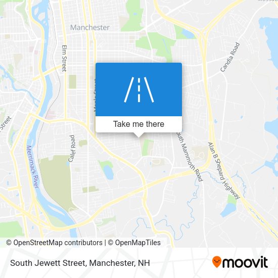 South Jewett Street map