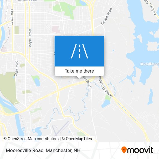 Mooresville Road map