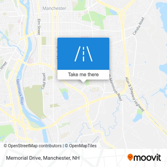 Memorial Drive map