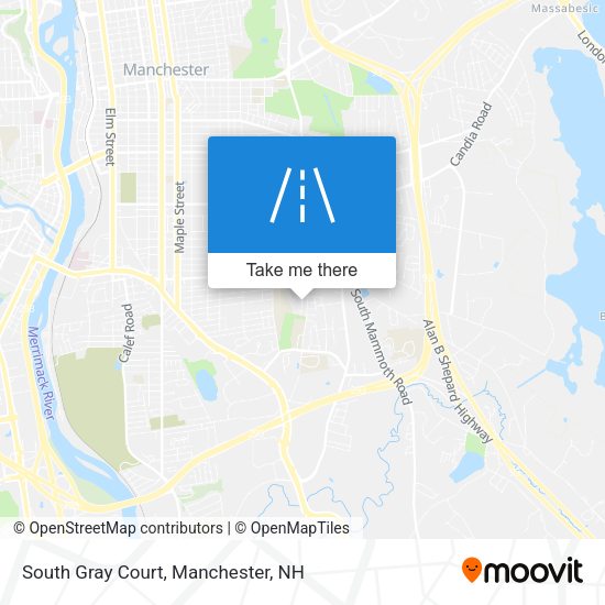 Mapa de South Gray Court