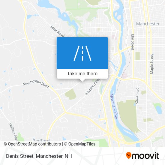 Mapa de Denis Street