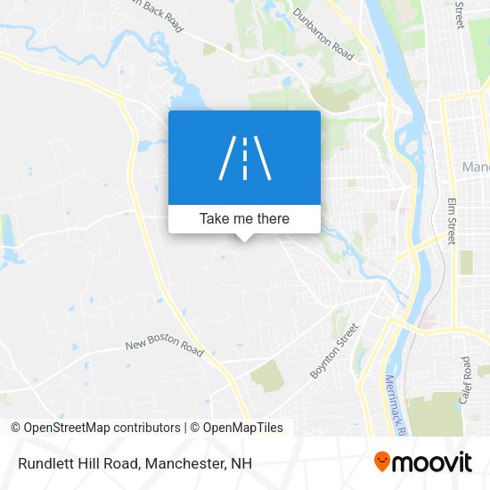 Rundlett Hill Road map