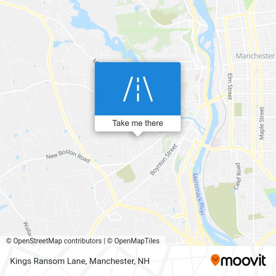 Kings Ransom Lane map