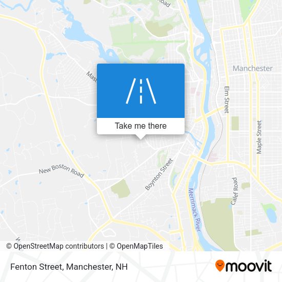 Mapa de Fenton Street