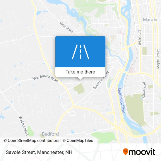 Mapa de Savoie Street