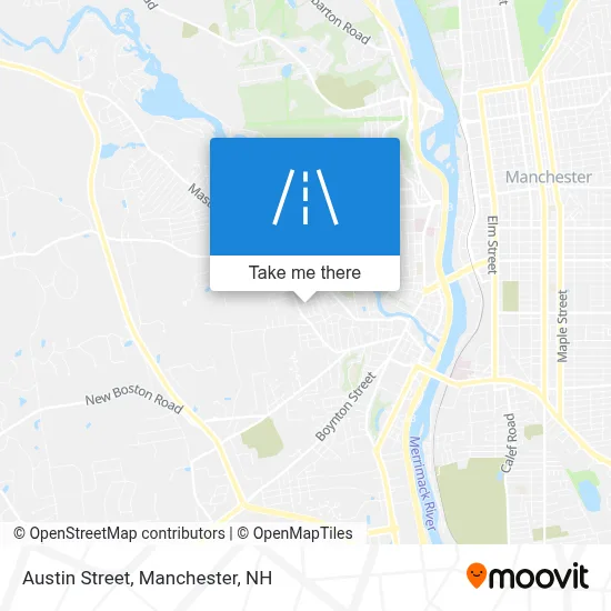 Austin Street map