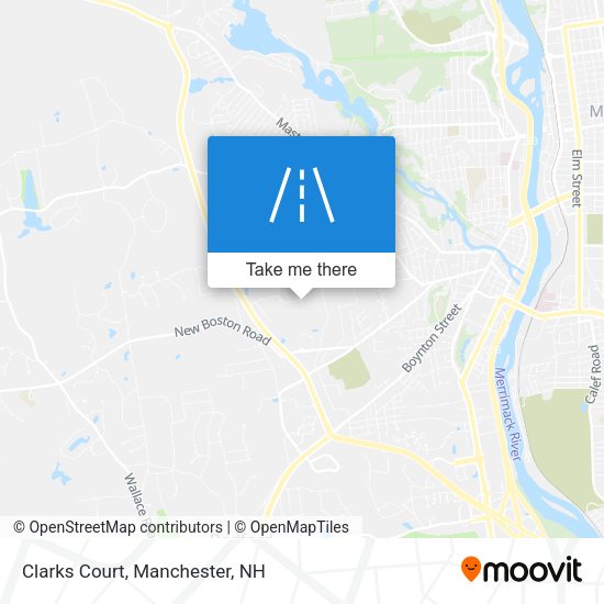 Mapa de Clarks Court