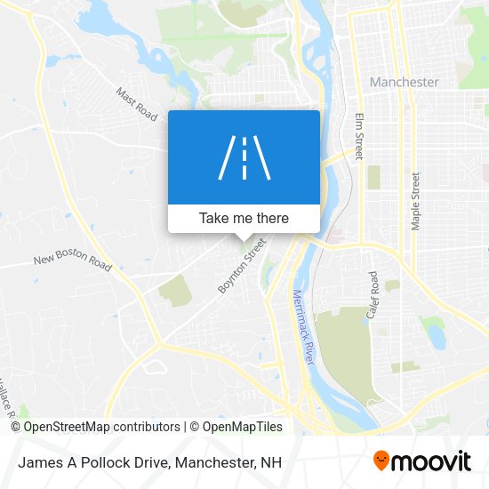 James A Pollock Drive map