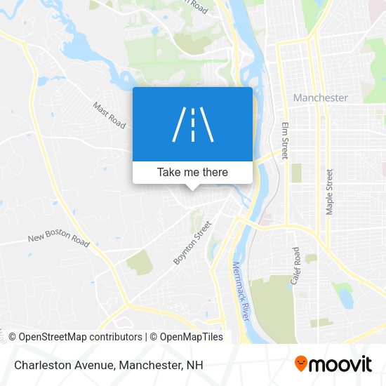 Mapa de Charleston Avenue