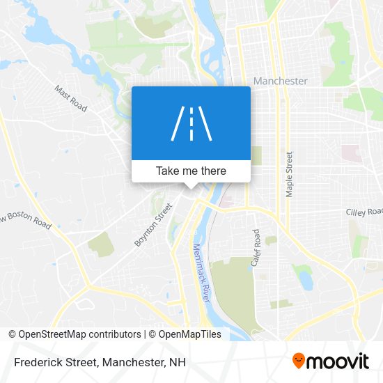 Frederick Street map