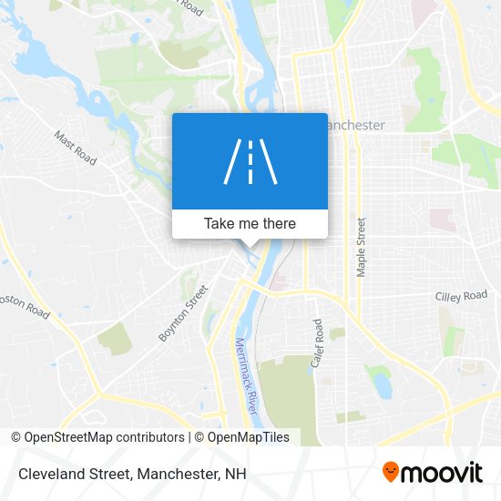 Mapa de Cleveland Street