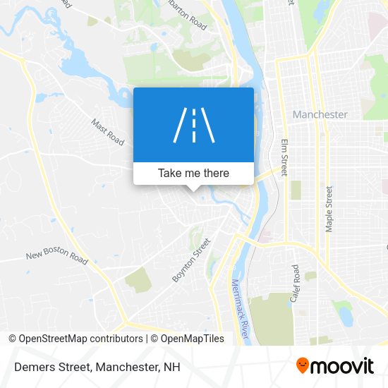 Mapa de Demers Street