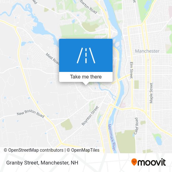 Mapa de Granby Street