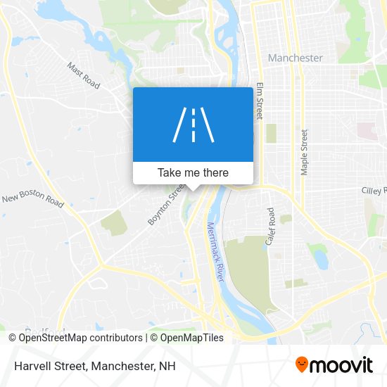 Mapa de Harvell Street