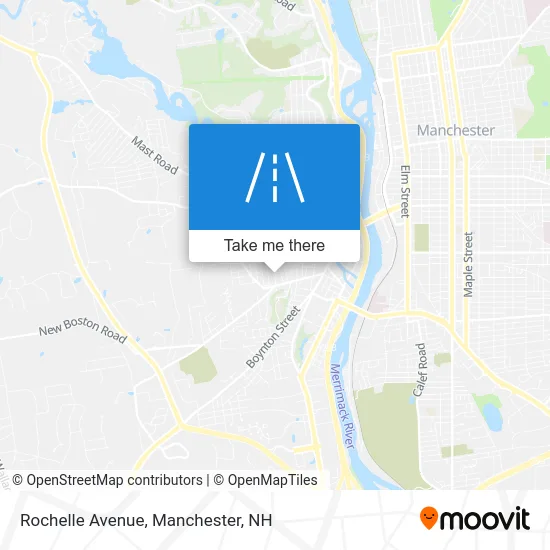 Rochelle Avenue map