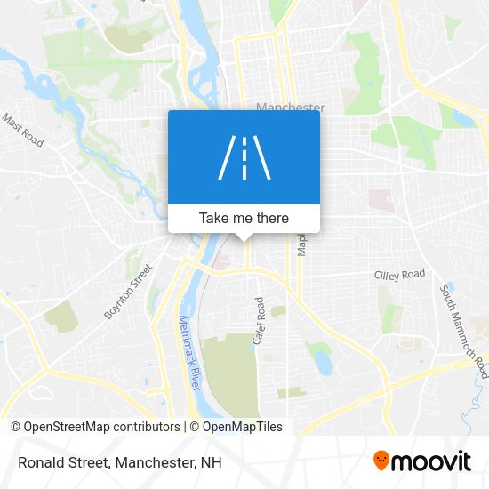Mapa de Ronald Street