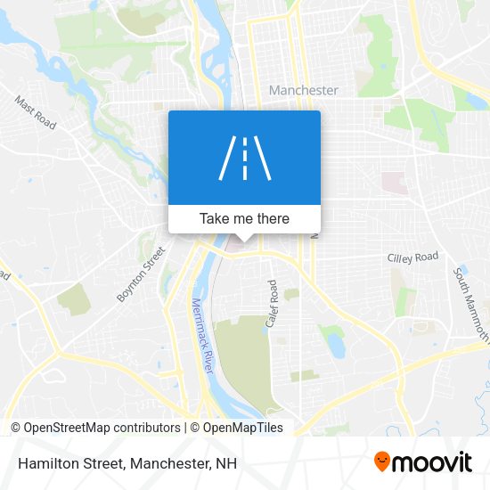 Mapa de Hamilton Street