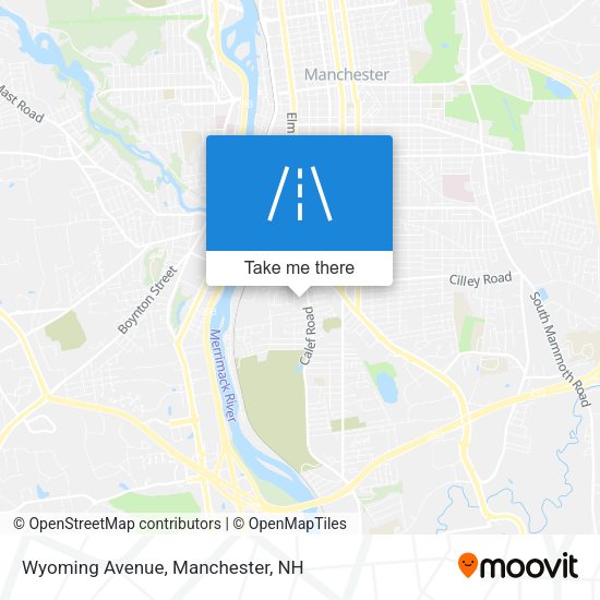Mapa de Wyoming Avenue
