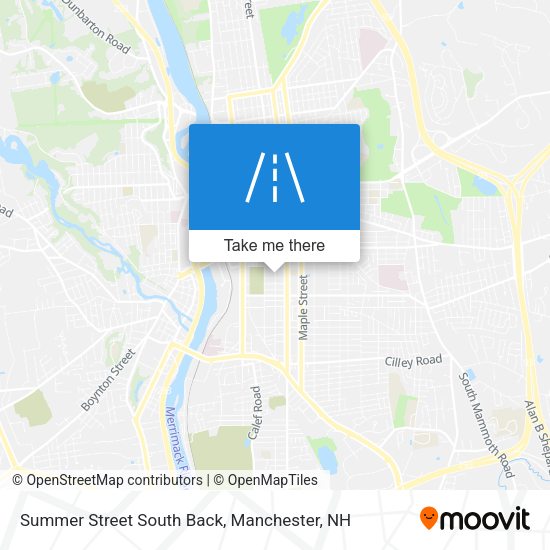 Summer Street South Back map