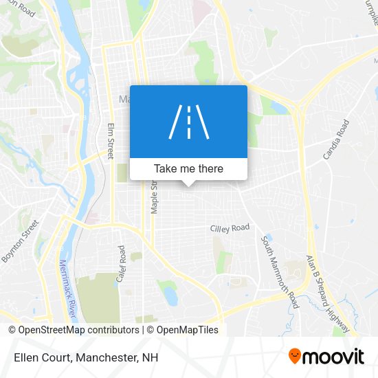 Mapa de Ellen Court