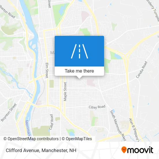 Mapa de Clifford Avenue