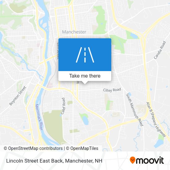 Lincoln Street East Back map
