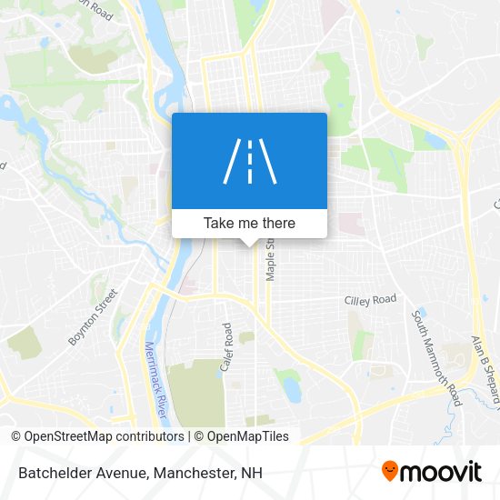 Batchelder Avenue map