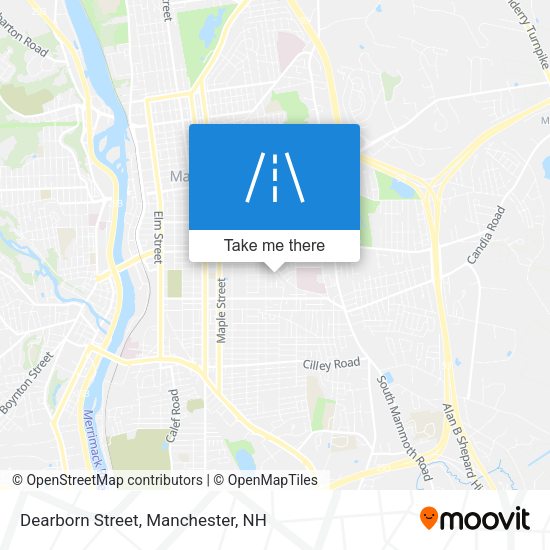 Dearborn Street map