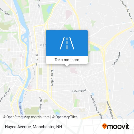 Mapa de Hayes Avenue