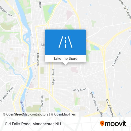 Mapa de Old Falls Road