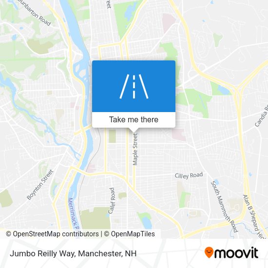 Jumbo Reilly Way map