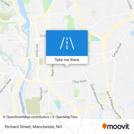 Mapa de Richard Street